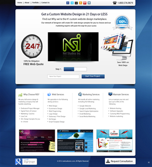 Web Design by pb for LBO MARKETING PARTNERS, LLC | Design: #2753459