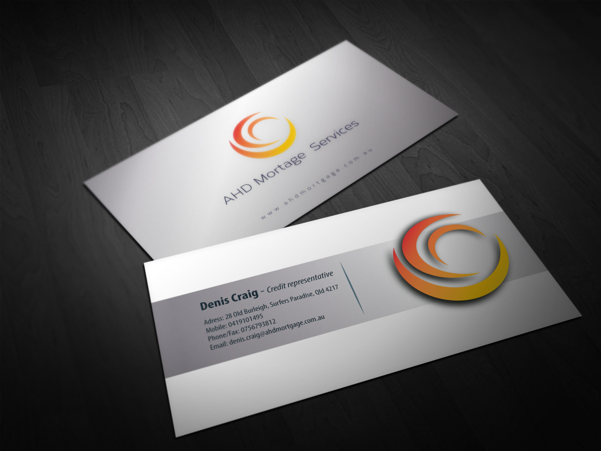 Design de Carte de Visite par S22design pour AHD Mortgage Services | Design #2744206