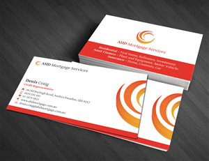 Business Card Design by  Artman for AHD Mortgage Services | Design: #2747795