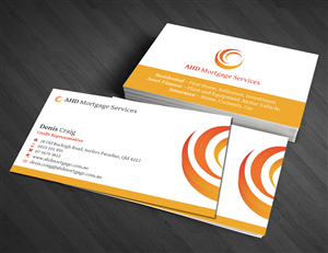 Business Card Design by  Artman for AHD Mortgage Services | Design: #2747824