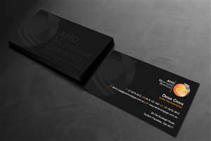Business Card Design by DSGrafix for AHD Mortgage Services | Design: #2747472