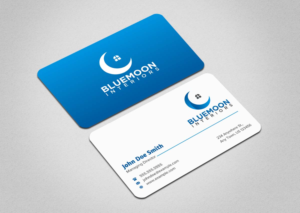 Business Card Design by INDIAN_Ashok for Bluemoon Interiors Pty Ltd | Design: #17700757