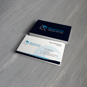 Business Card Design by MTu for Bluemoon Interiors Pty Ltd | Design: #17699414