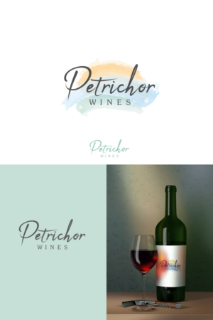 Petrichor Wines | Logo Design by AHGDesign
