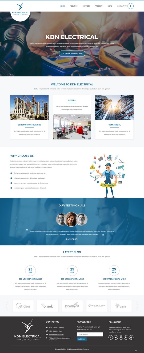 Web Design by pb for KDN ENTERPRISES PTY LTD | Design: #17705547