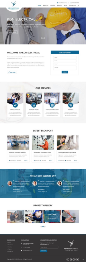 Web Design by pb for KDN ENTERPRISES PTY LTD | Design: #17705553