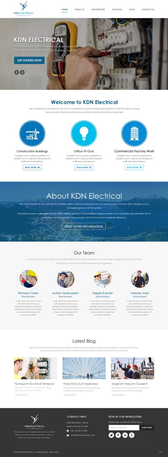 Web Design by pb for KDN ENTERPRISES PTY LTD | Design #17705556