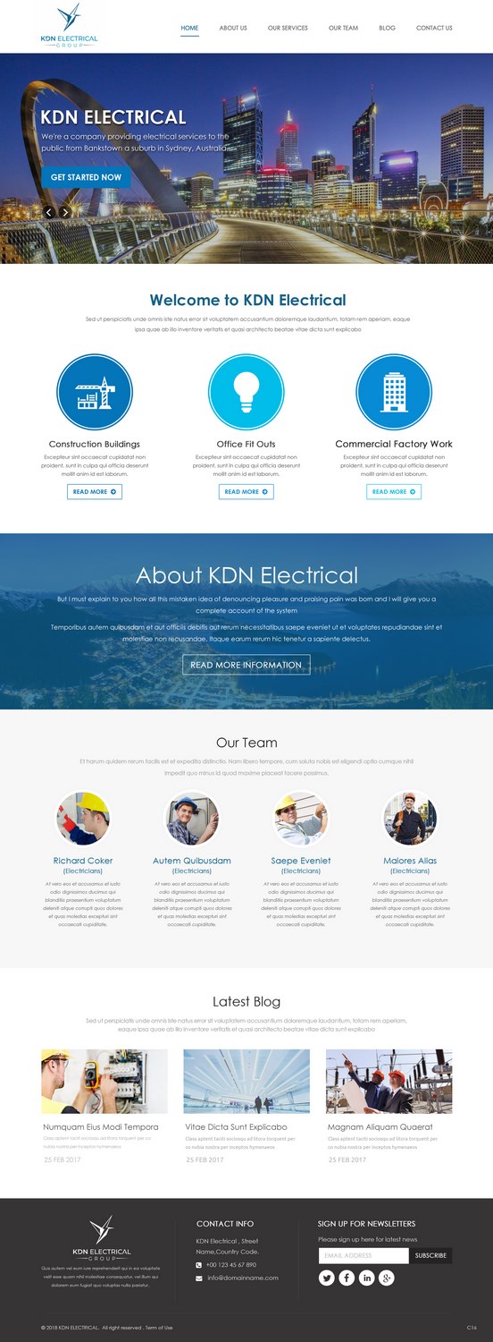 Web Design by pb for KDN ENTERPRISES PTY LTD | Design #17705557