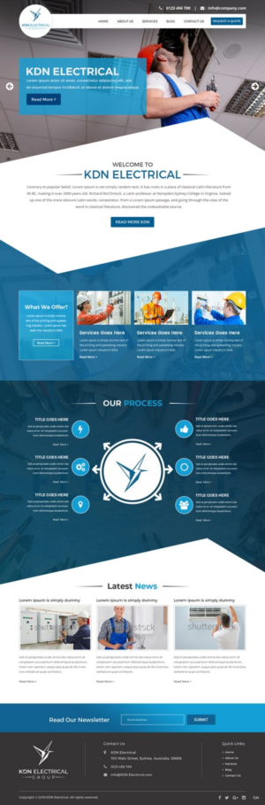 Web Design by pb for KDN ENTERPRISES PTY LTD | Design: #17705558