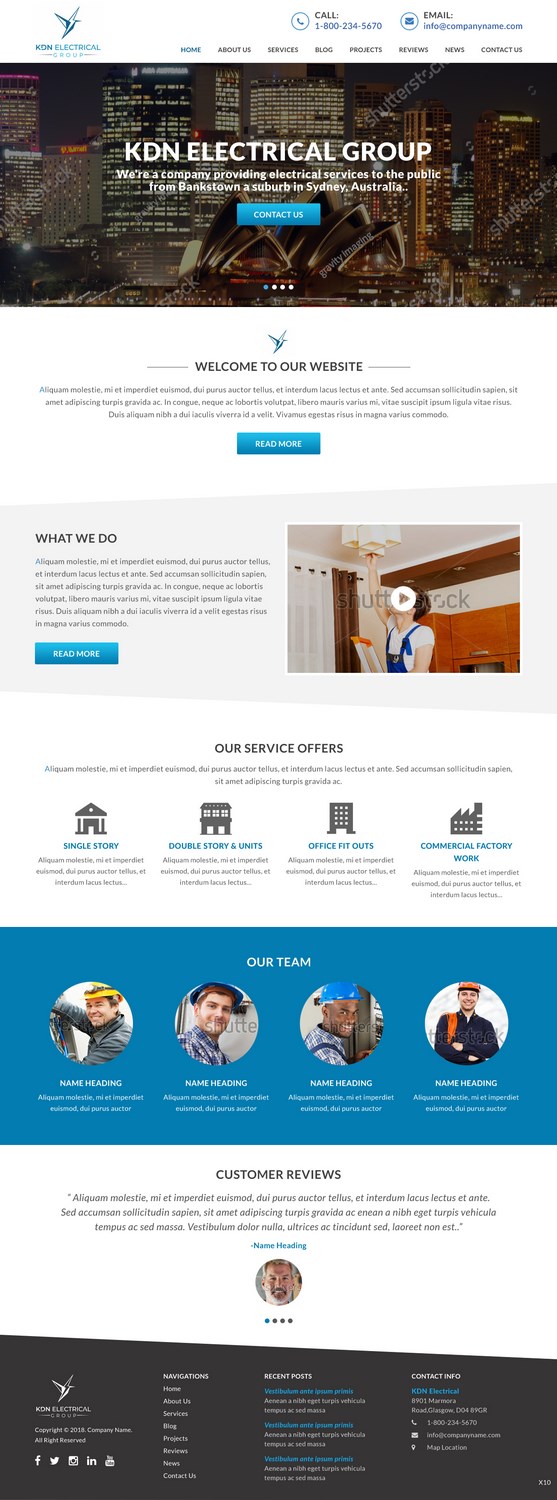 Web Design by pb for KDN ENTERPRISES PTY LTD | Design #17716664
