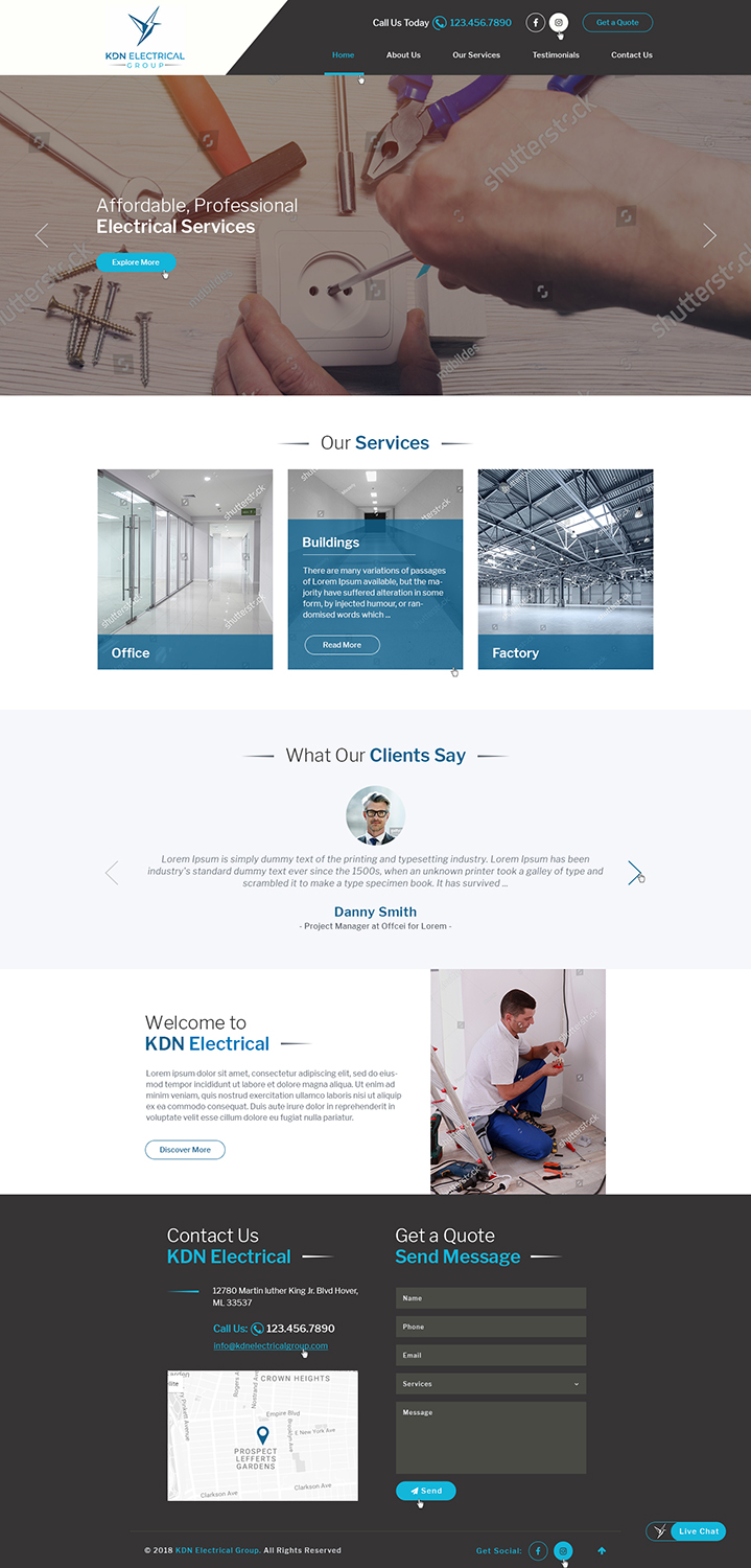 Web-Design von Ved Web Services für KDN ENTERPRISES PTY LTD | Design #17773525