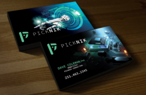 Robotic startup business cards | Diseño de Tarjeta de Presentación por Hardcore Design
