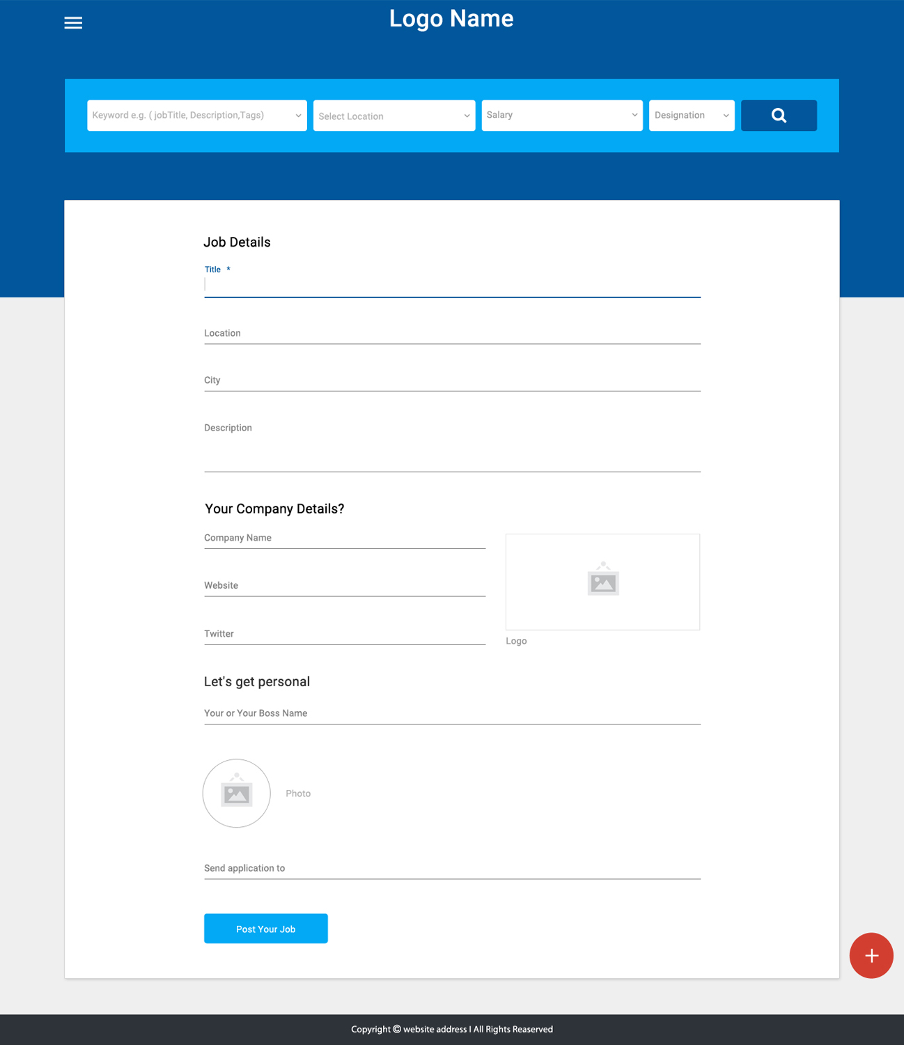 Web Design by Sujit Banerjee for this project | Design #17737651