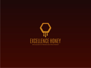 Excellence Honey , Specialized in producing wild honey | Logo Design by Atvento Graphics