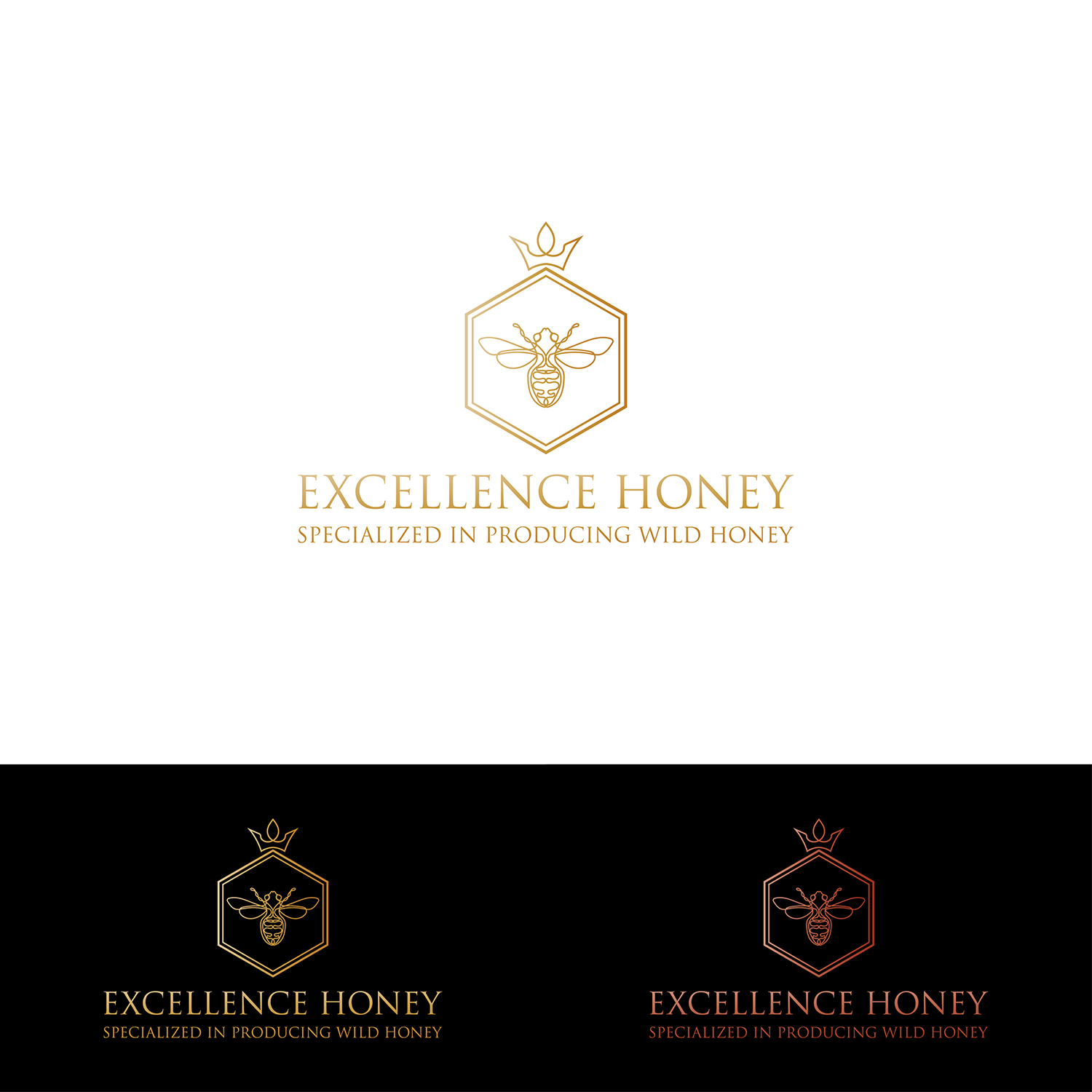 Logo Design by LaVitaBella67 for Excellence Honey | Design #17705641