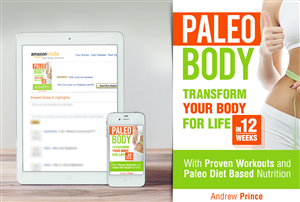 Paleo Diet Book Cover Design  | Design de Couverture de Livre par kaatem