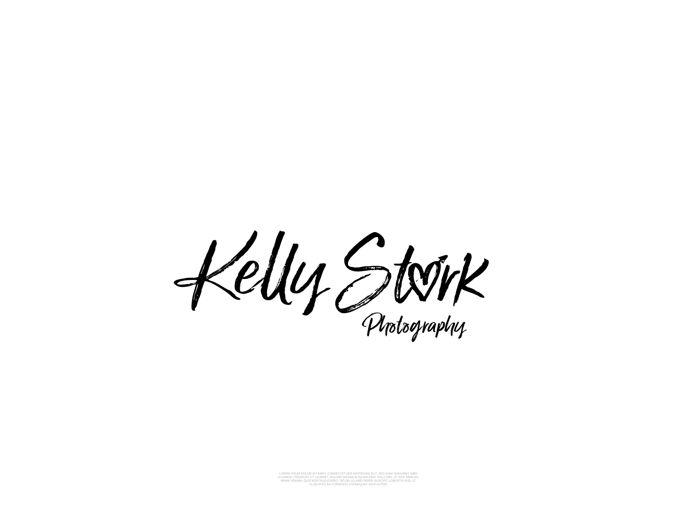 Diseño de Logo por Shigh5 para Kelly Stork Photography | Diseño #17709722