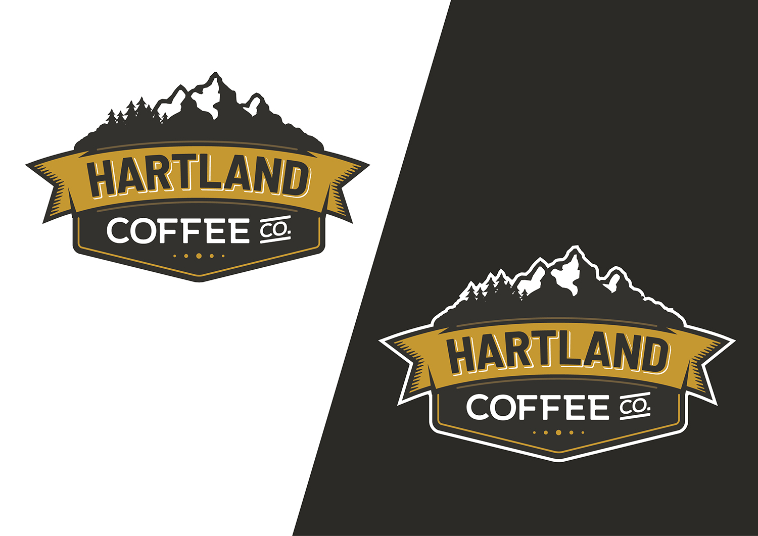 Logo Design by Channel Studio for Hartland Coffee Co. | Design #20334736