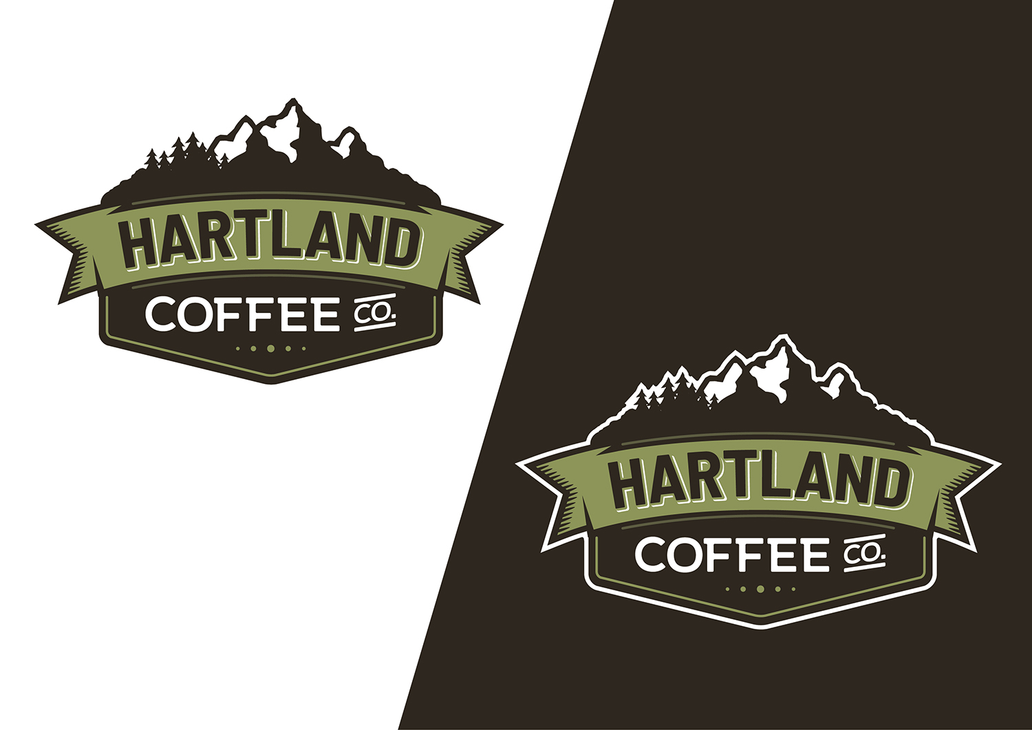 Logo Design by Channel Studio for Hartland Coffee Co. | Design #20334739