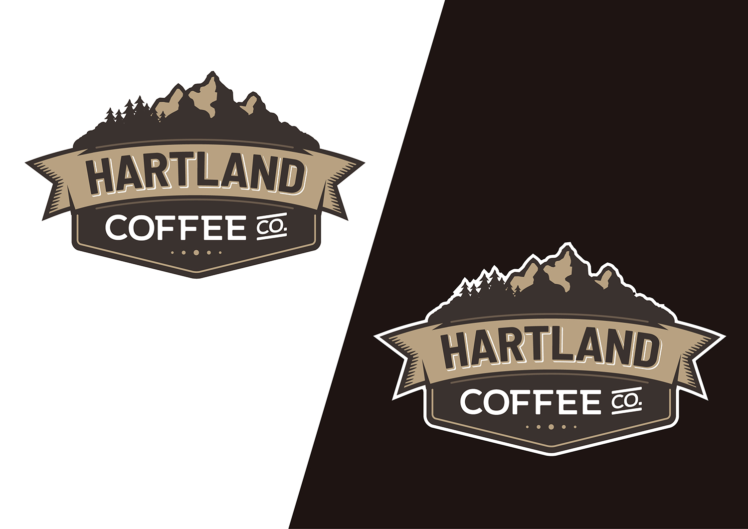 Logo Design by Channel Studio for Hartland Coffee Co. | Design #20334741