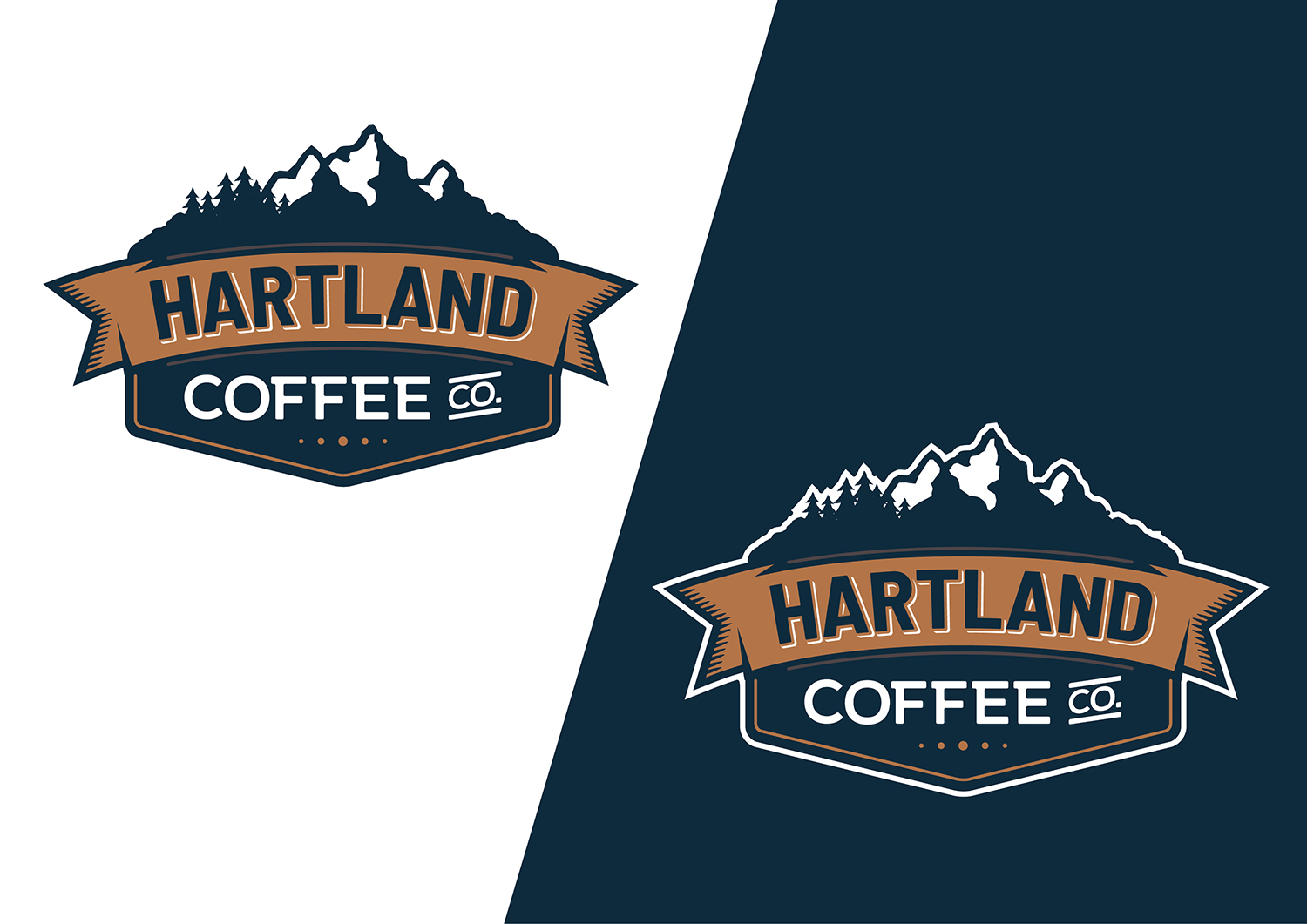 Logo Design by Channel Studio for Hartland Coffee Co. | Design #20334743
