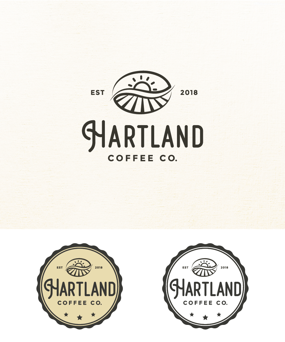 Logo Design by Wild Geek for Hartland Coffee Co. | Design #20330554