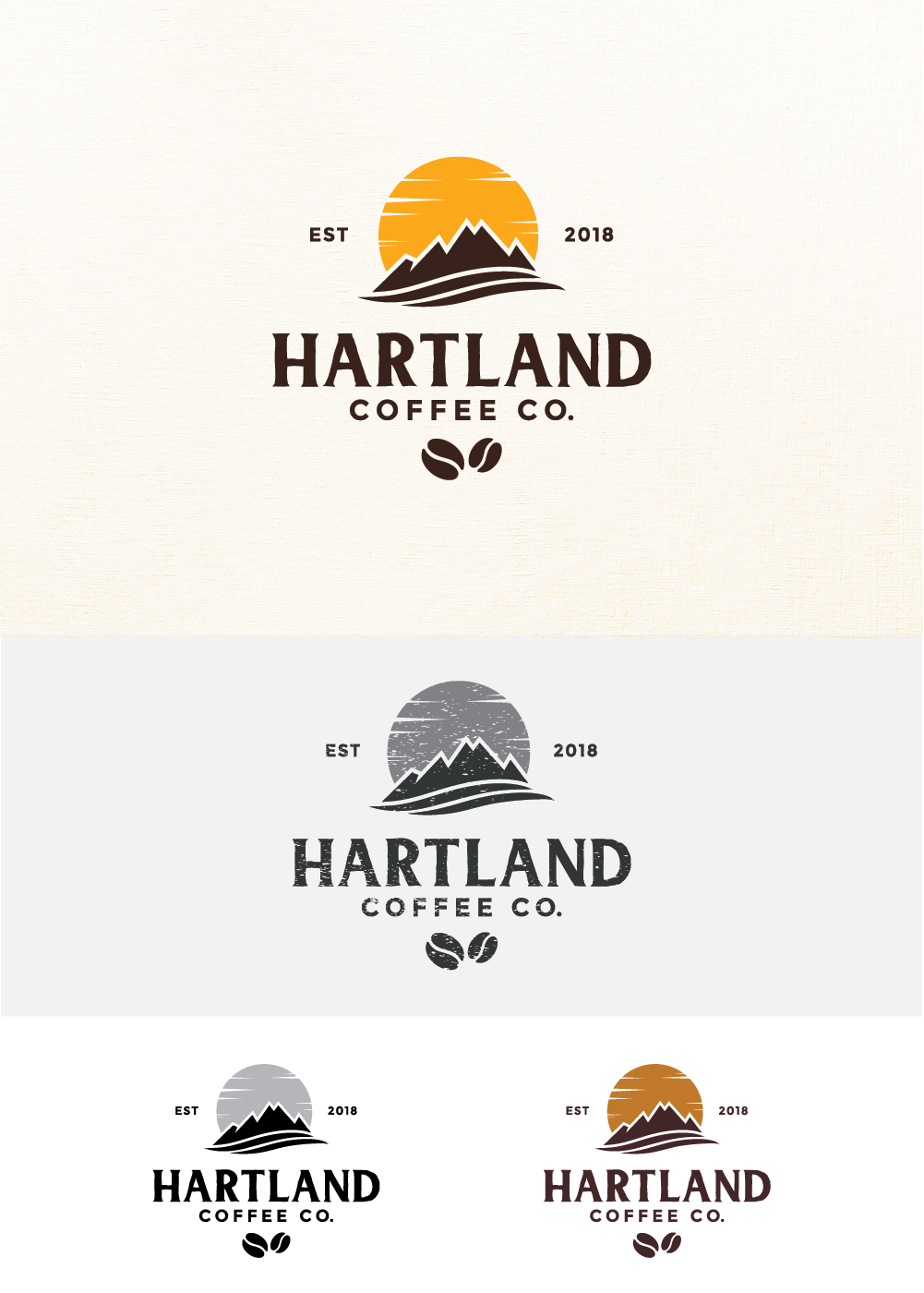 Logo Design by Wild Geek for Hartland Coffee Co. | Design #20335970