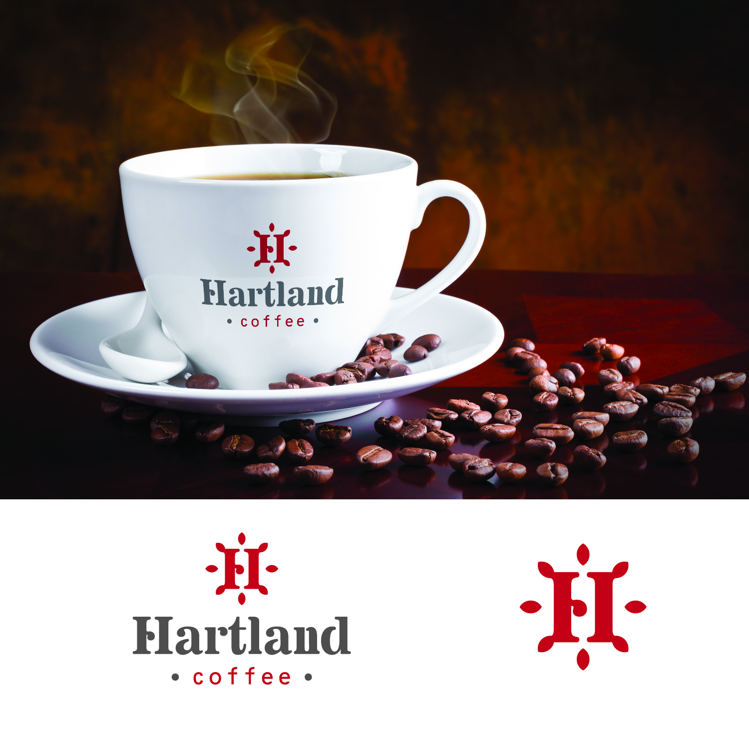 Logo Design by Brandão for Hartland Coffee Co. | Design #20384577
