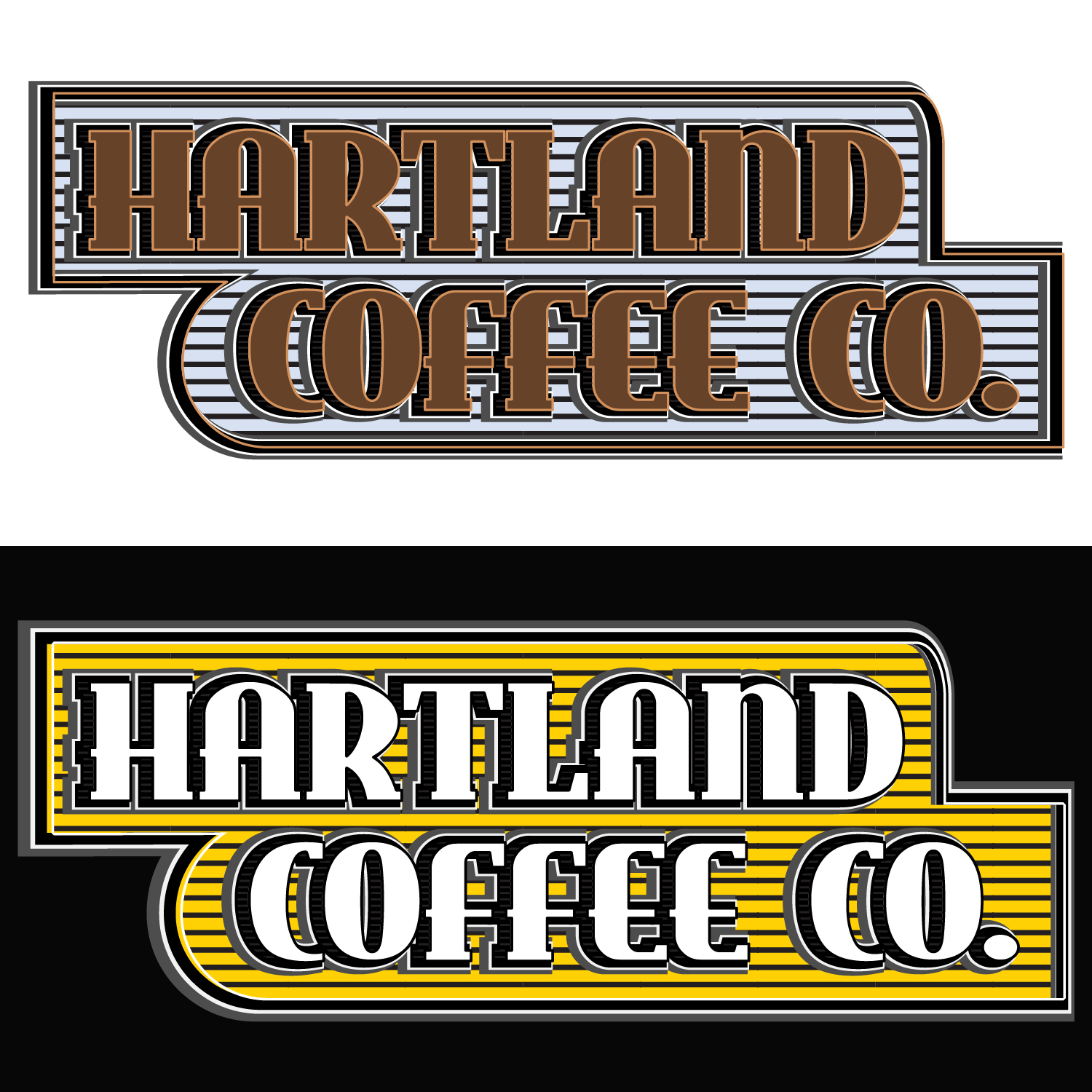 Logo Design by Brigel Zhuka for Hartland Coffee Co. | Design #20415166