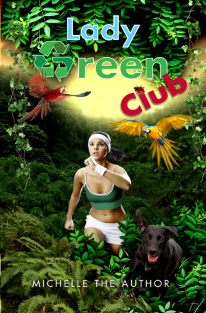 Lady Green Club Book cover (children's book) | Book Cover Design by illuminati-design