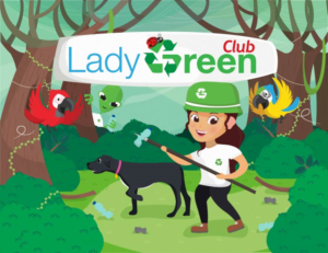 Lady Green Club Book cover (children's book) | Book Cover Design by pecgi