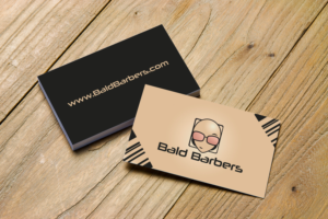 Business Card Design by JK18 for Bald Barbers | Design: #17704720