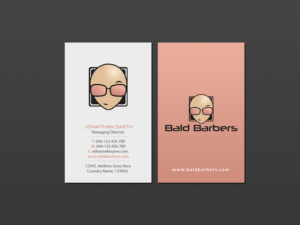 Business Card Design by Creations Box 2015 for Bald Barbers | Design: #17718312