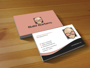 Business Card Design by Creations Box 2015 for Bald Barbers | Design: #17718313