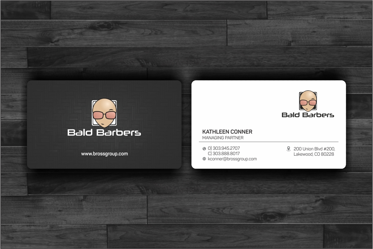 Diseño de Tarjeta de Presentación por Dave Paresh para Bald Barbers | Diseño #17699671