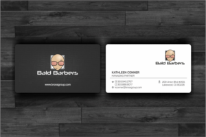 Design de Carte de Visite par Yug Dave pour Bald Barbers | Design #17699671