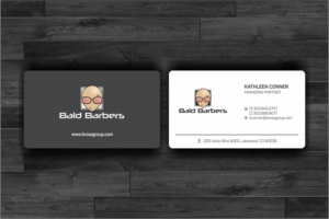 Business Card Design by Dave Paresh for Bald Barbers | Design: #17699672