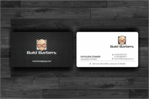 Business Card Design by Dave Paresh for Bald Barbers | Design: #17699673