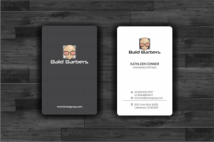 Business Card Design by Dave Paresh for Bald Barbers | Design: #17699674