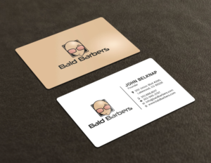 Business Card Design by Tripti Ranjan Gain for Bald Barbers | Design: #17702124