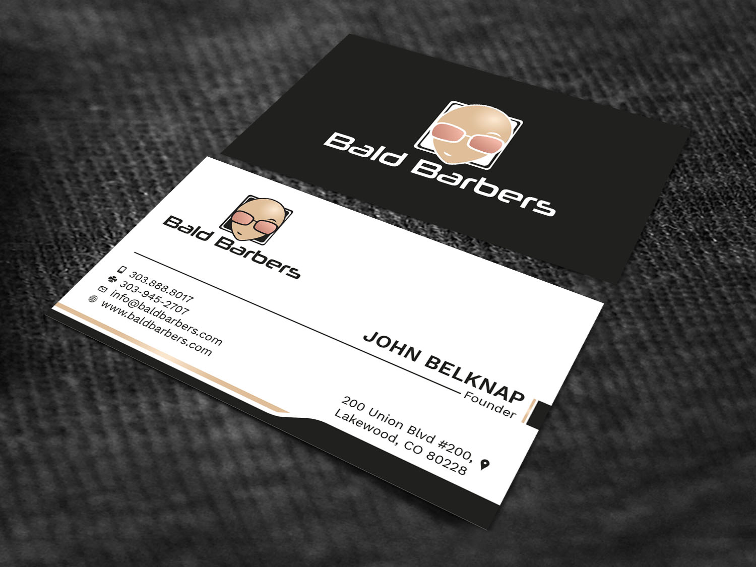 Diseño de Tarjeta de Presentación por Tripti Ranjan Gain para Bald Barbers | Diseño #17702147
