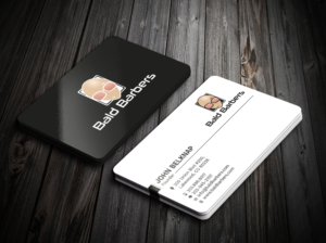 Business Card Design by Tripti Ranjan Gain for Bald Barbers | Design: #17702175