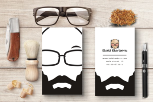 Business Card Design by Pixel ART Studio for Bald Barbers | Design: #17720843