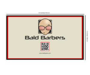 Design de Carte de Visite par tumbo_crungus pour Bald Barbers | Design #17698674