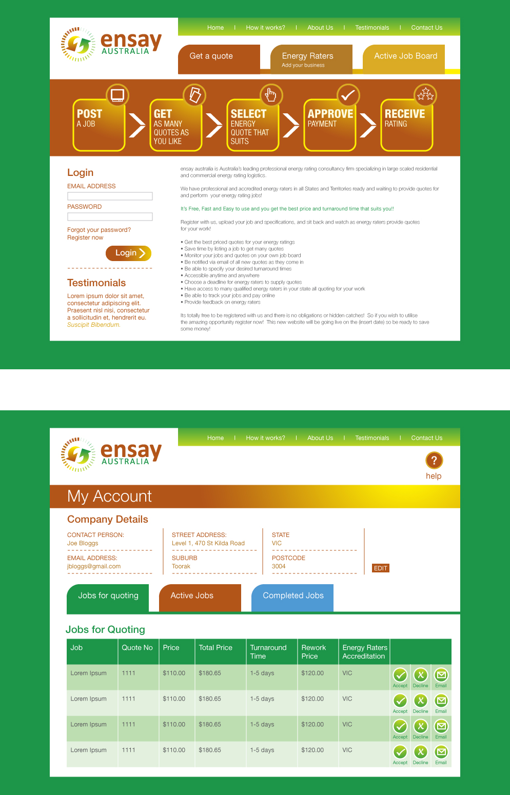 Web Design by logoclinic for this project | Design #48309