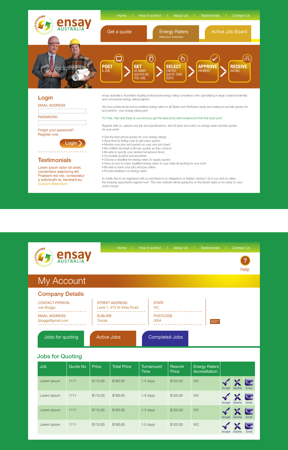 Web Design by logoclinic for this project | Design #49697