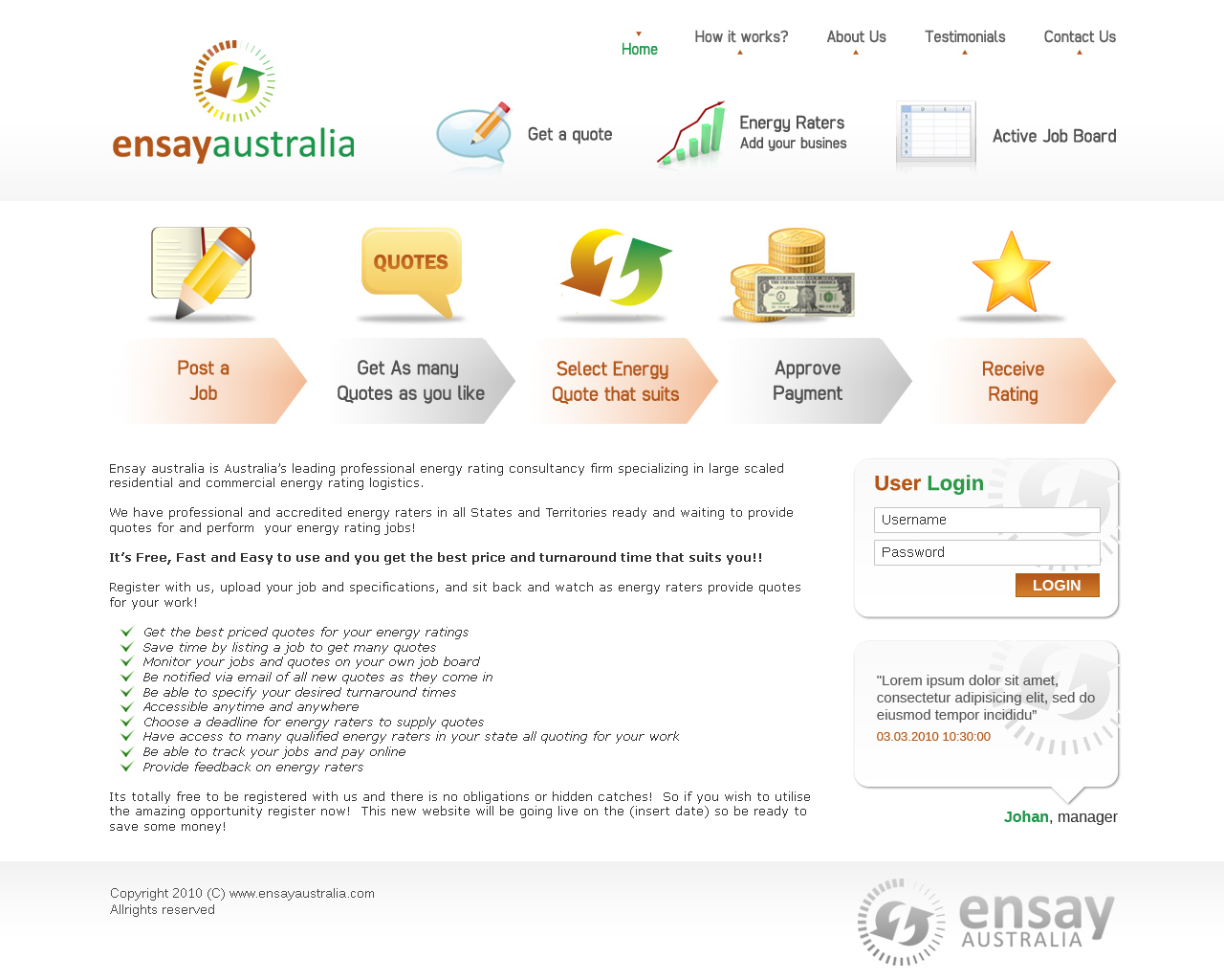 Web Design by Lauren for this project | Design #48335