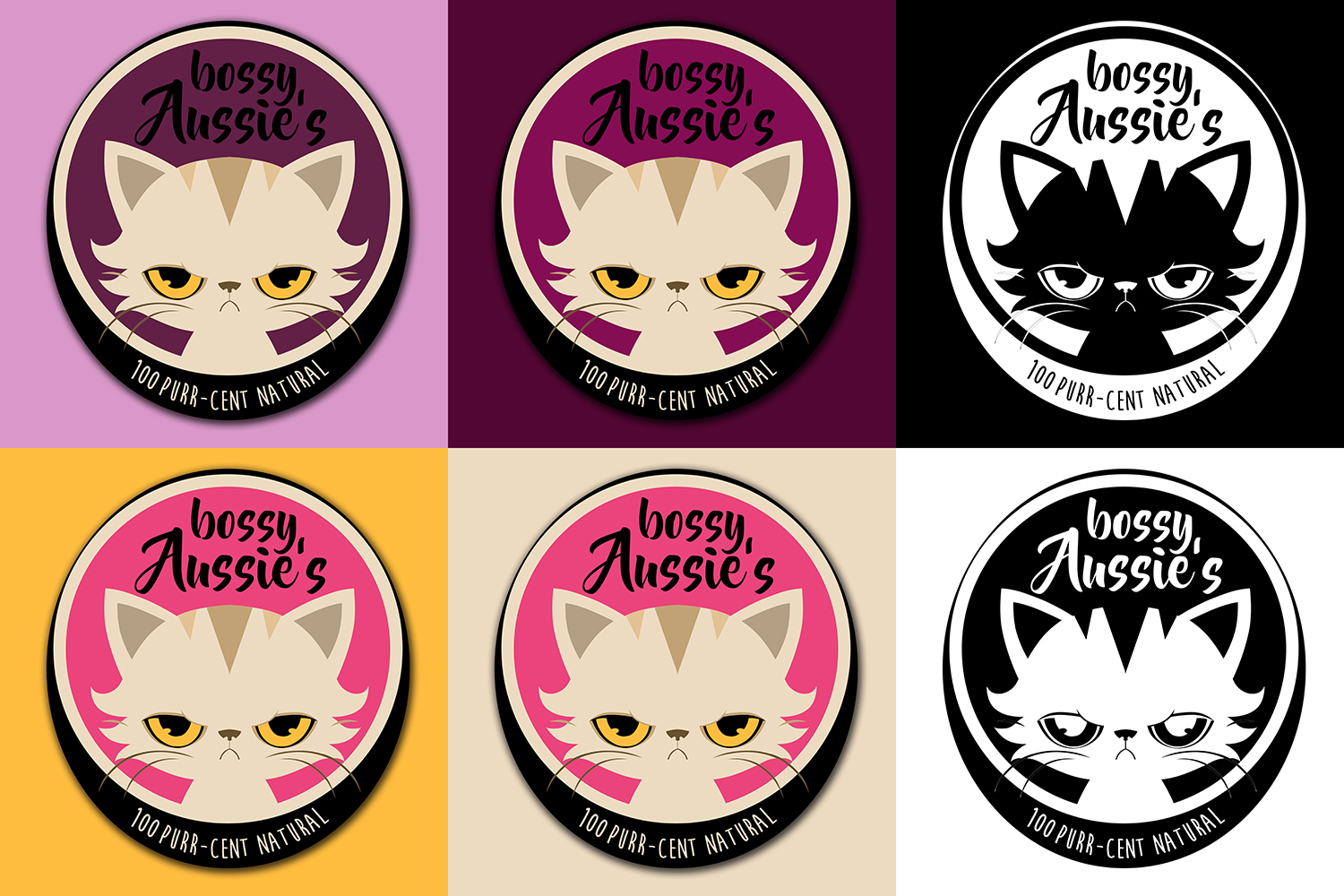 Logo Design by rjdgperalta for Bossy Aussie's | Design #17860856