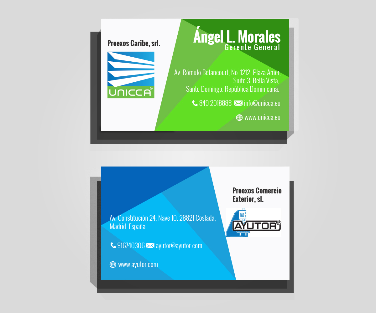 Design de Carte de Visite par Intro Base pour Proexos Caribe, srl. | Design #2768514
