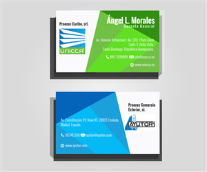 Project business card design for UNICCA | Design de Carte de Visite par Intro Base